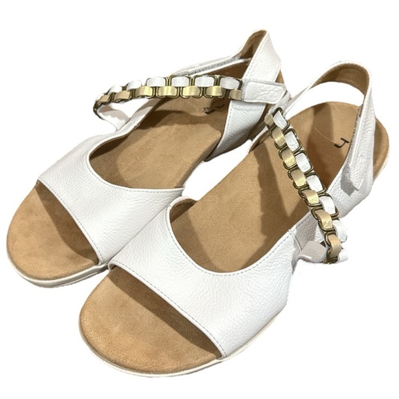 EUC - Halsa Destiny Sandals - White Size 10 - Picture 4 of 7